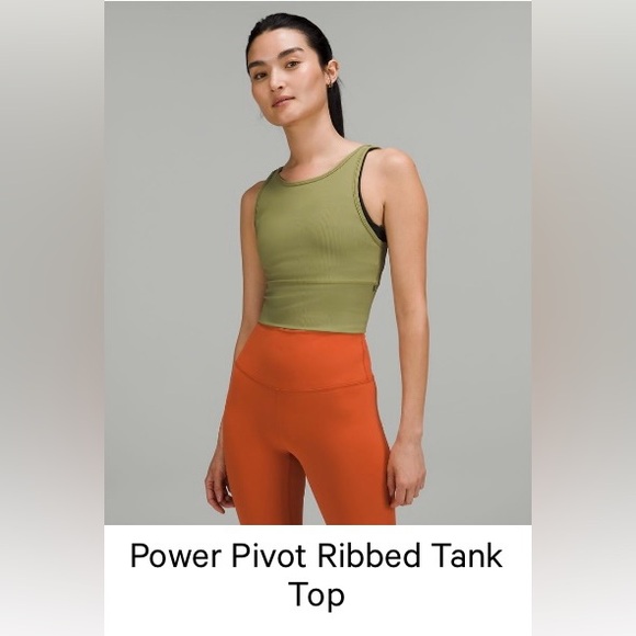 Lululemon Power Pivot Tank *Ribbed - Picture 1 of 4